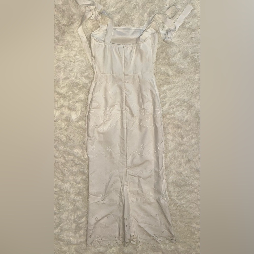 NWOT Petal & Pup Pippa Maxi Off white ivory Dress sz XL - Picture 4 of 5